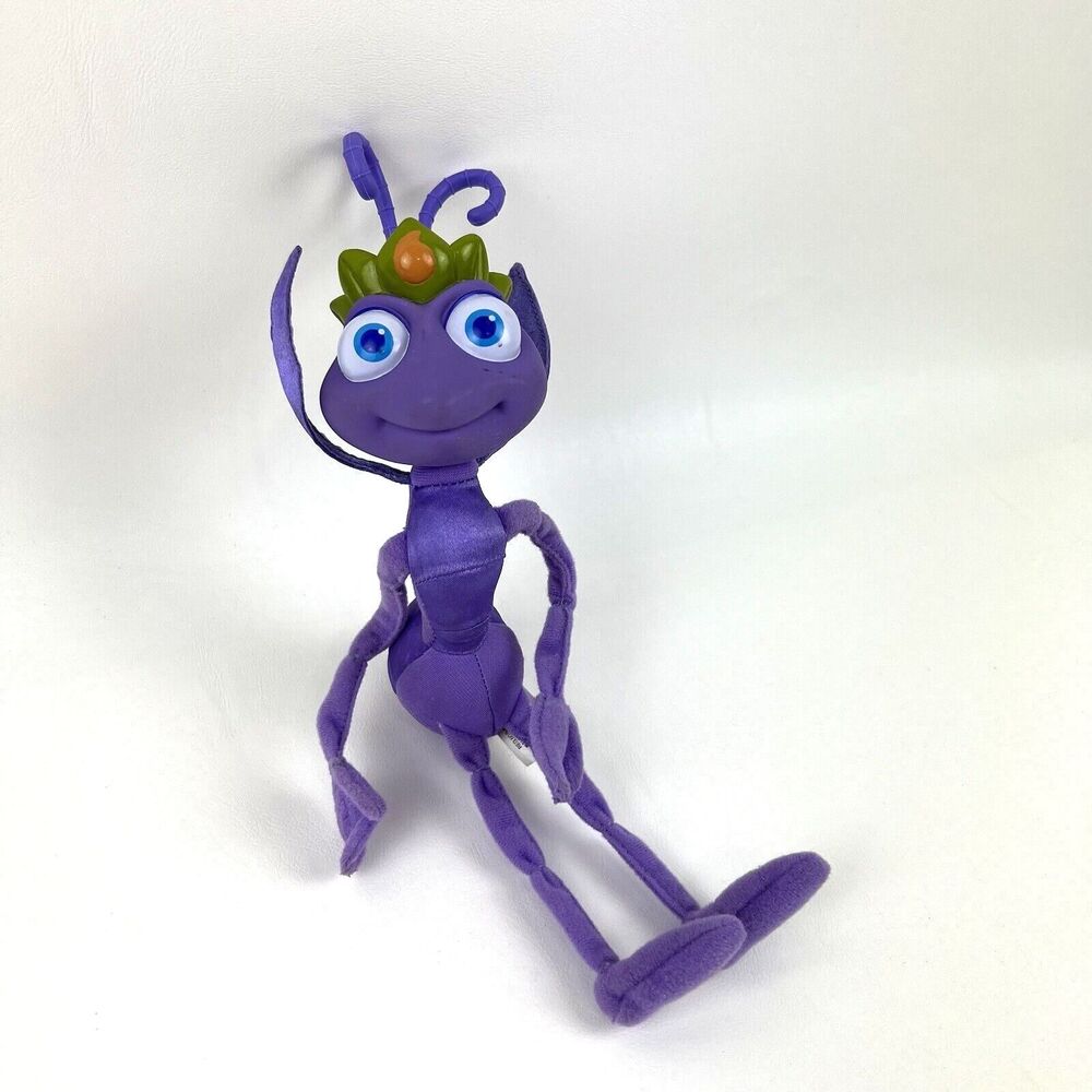 MATTEL Bugs Life Princess Atta Ant Plush Stuffed Toy VTG 90s Disney Pixar 1998